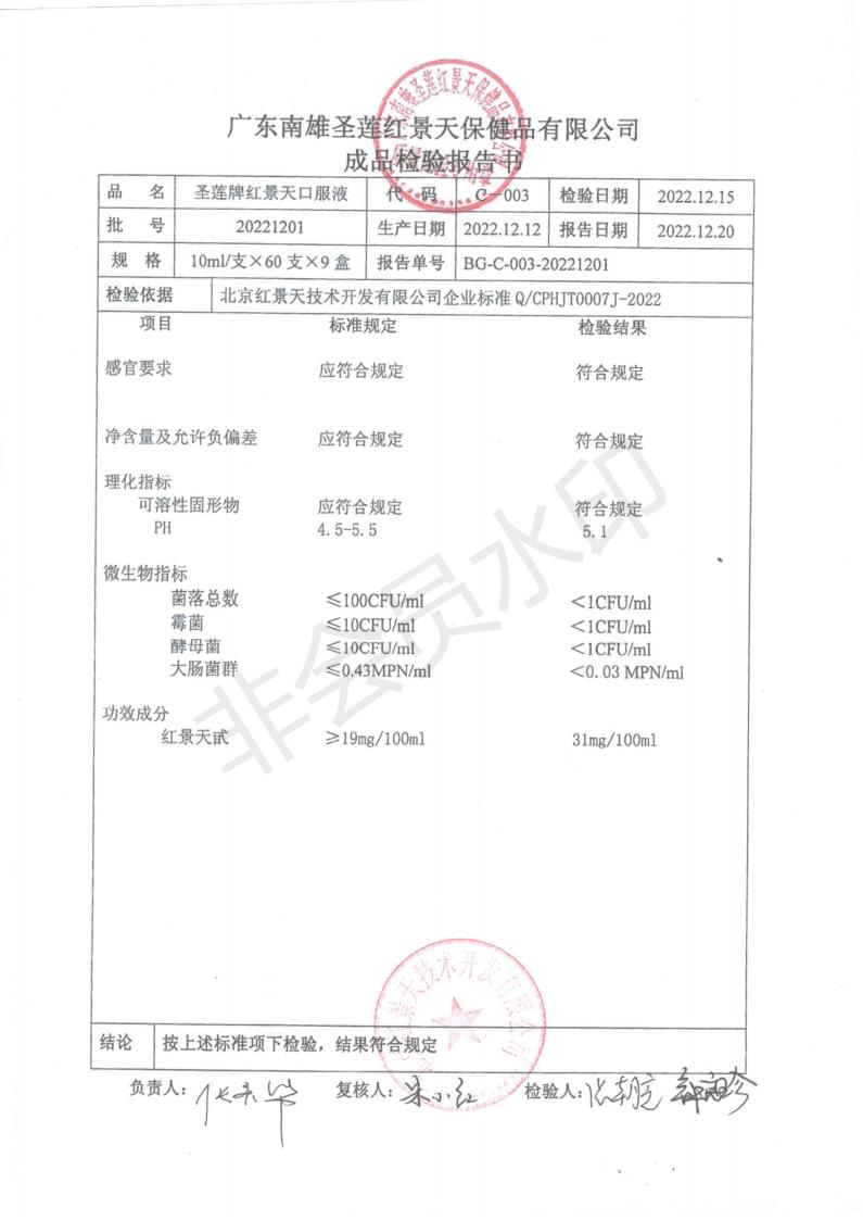 2022年12月成品检测报告(图1)