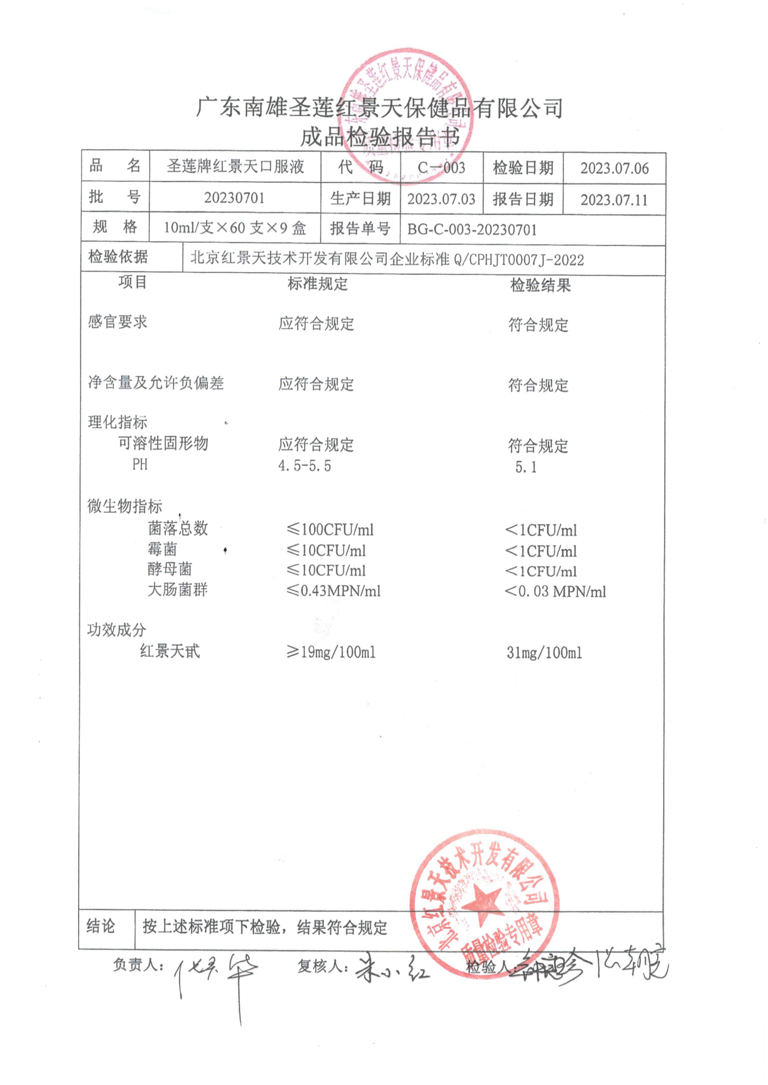  2023年7月成品检测报告(图3)