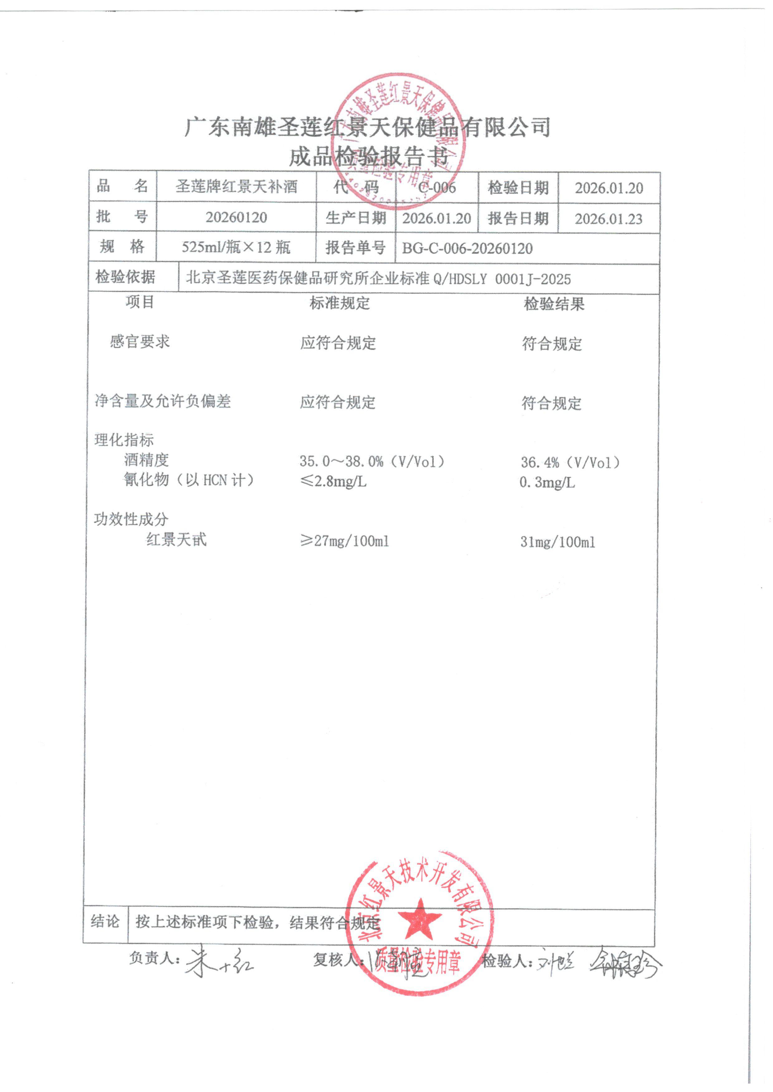 2026年1月成品检测报告(图8)