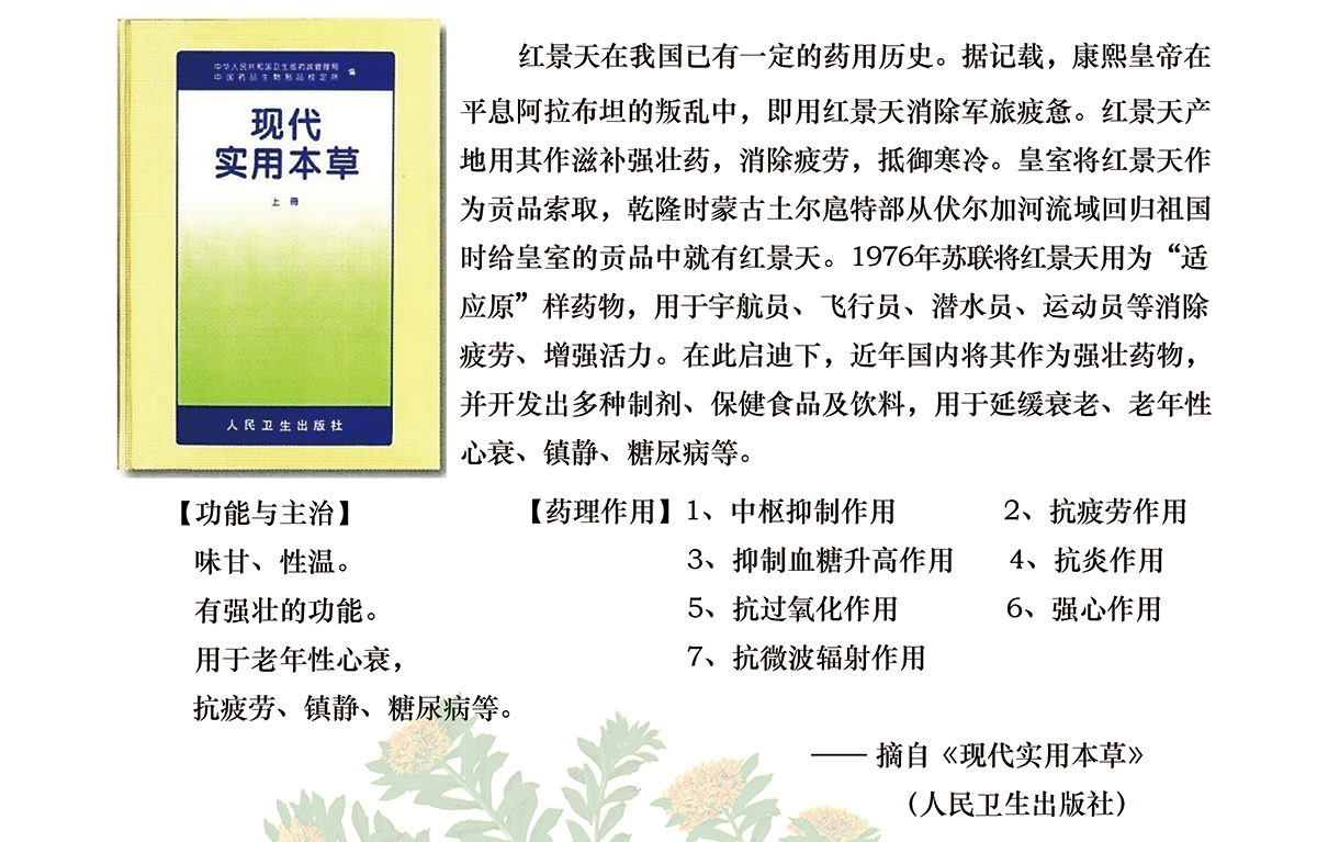 医学典籍介绍红景天(图2)